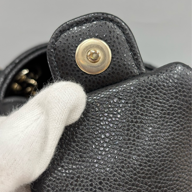 CHANEL AS4399 DUMA 黑色荔枝皮金鍊 坦克包炸藥包後背包肩背包側背包手提包-60