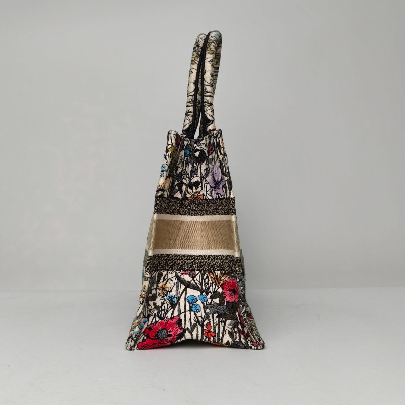 DIOR BookTote中號36拼色帆布無2020肩背包-1