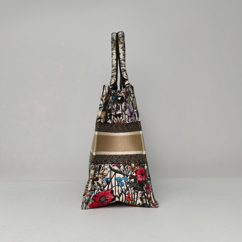 DIOR BookTote中號36拼色帆布無2020肩背包-3