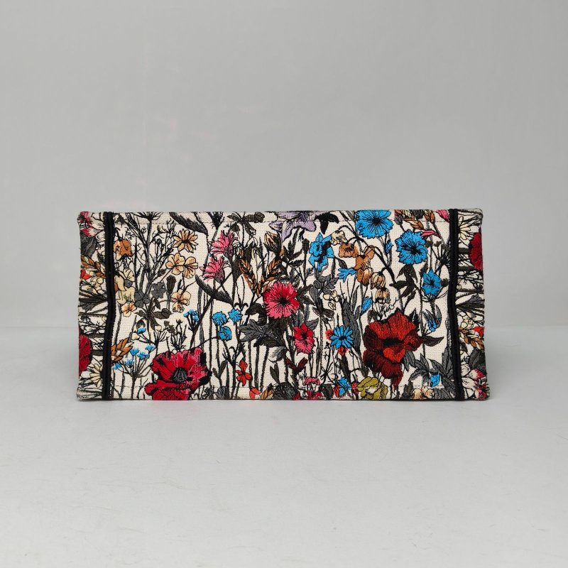 DIOR BookTote中號36拼色帆布無2020肩背包-4