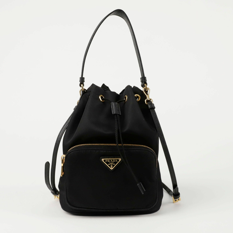 PRADA 1BH038 Duet 水桶手提單肩包-0