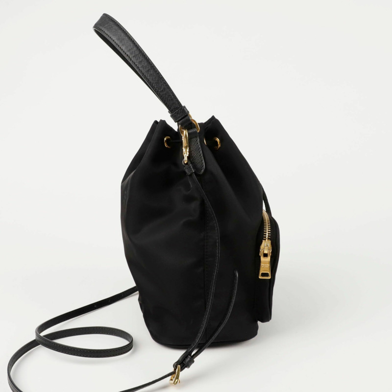 PRADA 1BH038 Duet 水桶手提單肩包-6