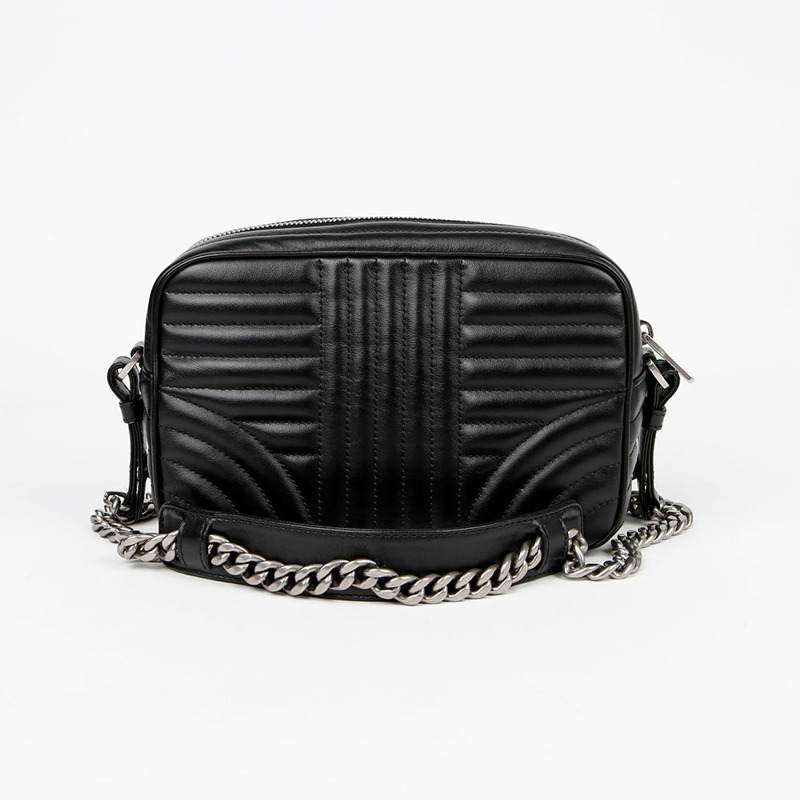 PRADA 1BH083 金屬標誌圖案單肩斜背包-3