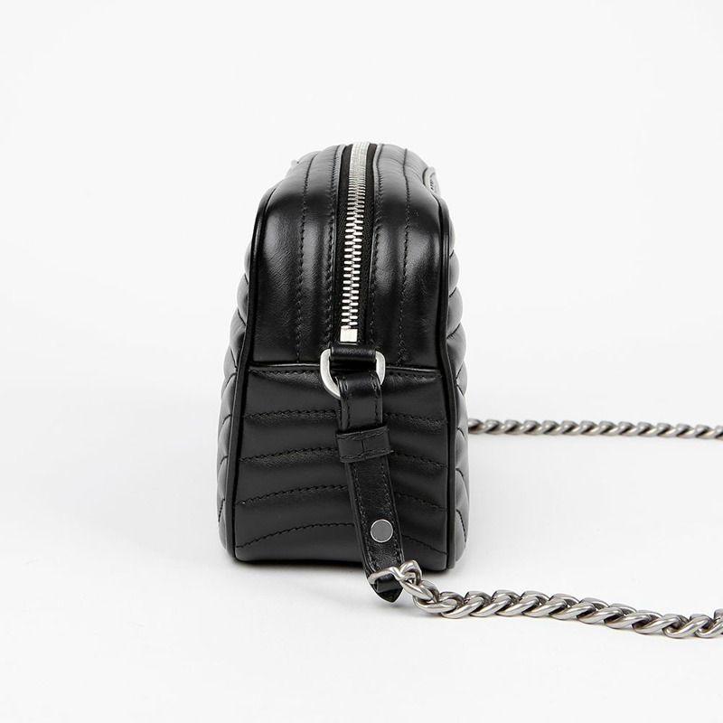 PRADA 1BH083 金屬標誌圖案單肩斜背包-4