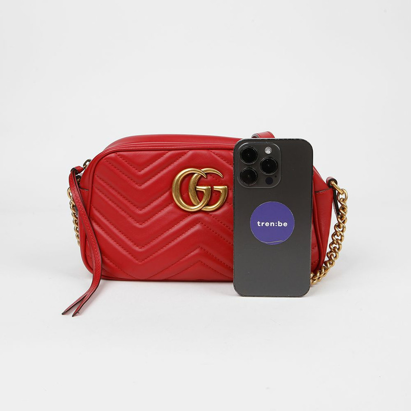 GUCCI GG Marmont 小號肩斜背包 447632-5