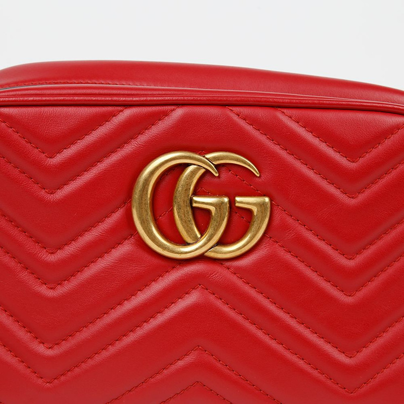 【包稅】GUCCI 447632 GG Marmont 小號肩斜背包-1