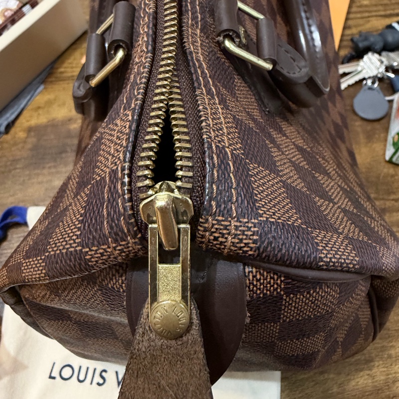 正品自用 LV Damier Ebene Speedy 35-14