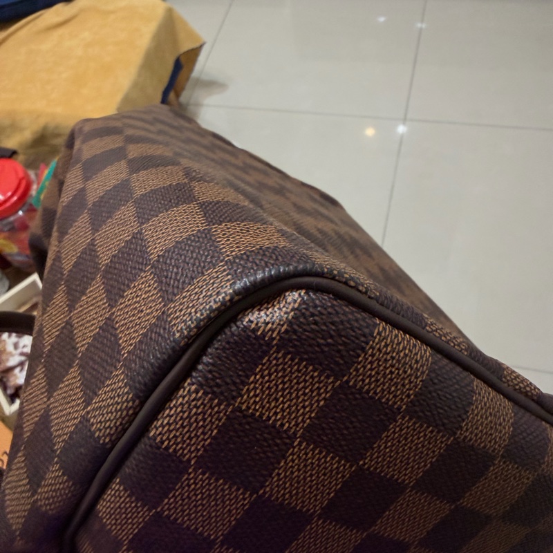 正品自用 LV Damier Ebene Speedy 35-23