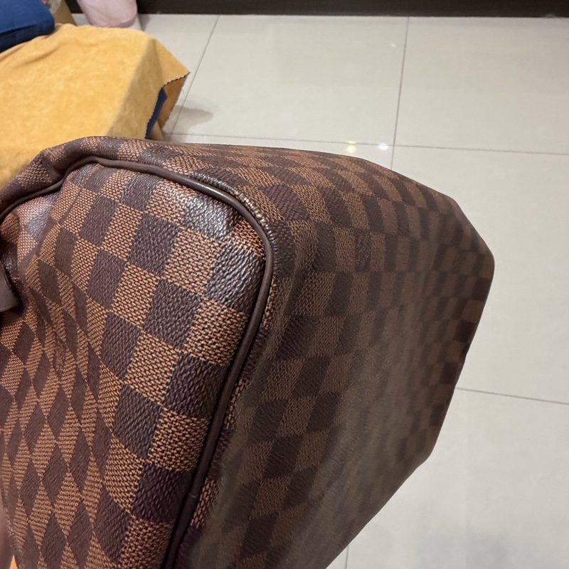 正品自用 LV Damier Ebene Speedy 35-25
