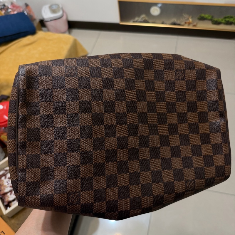 正品自用 LV Damier Ebene Speedy 35-26