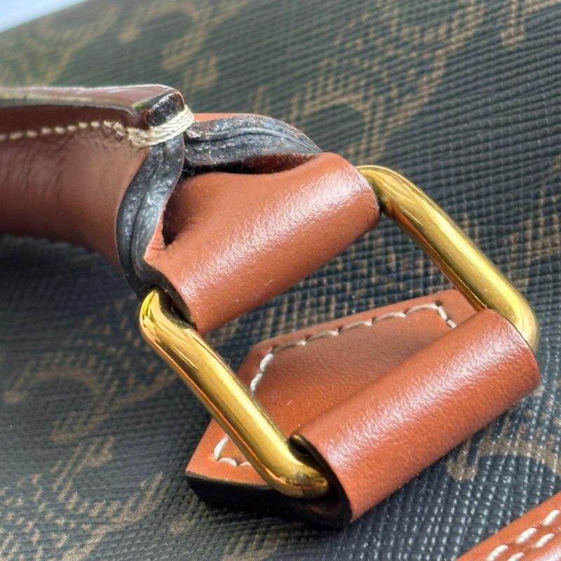 ::CELINE:: 經典凱旋門老花 小號波士頓包 斜背包 手提包-29