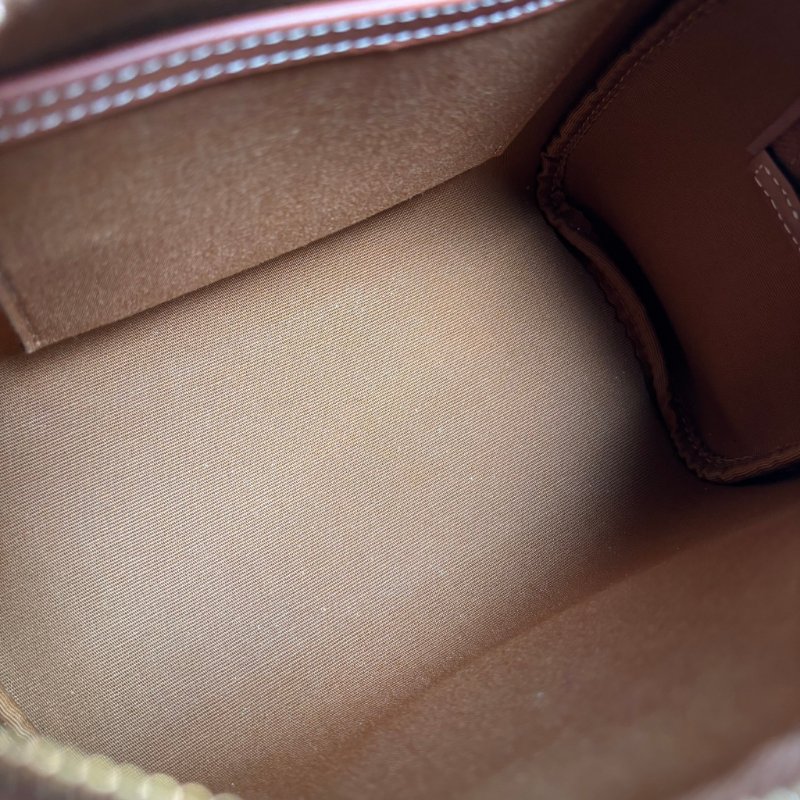 ::CELINE:: 經典凱旋門老花 小號波士頓包 斜背包 手提包-31