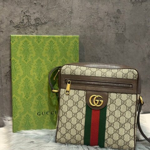 💎Han's house精品服飾💎GUCCI 古馳 Ophidia GG  郵差包 斜背包 側背包
