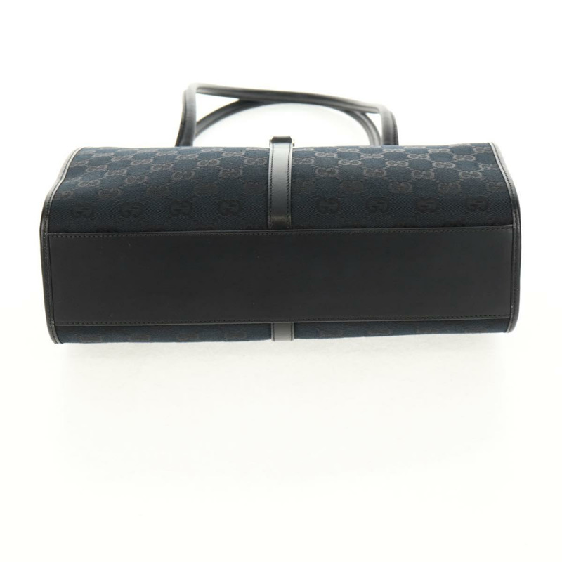 【日本直送】GUCCI GG帆布Jackie肩背包 黑色 銀色 002 1073 1781 Auth 148814V-4