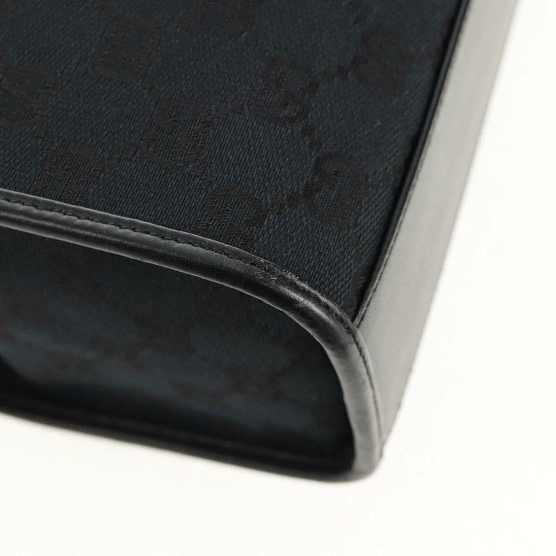 【日本直送】GUCCI GG帆布Jackie肩背包 黑色 銀色 002 1073 1781 Auth 148814V-15