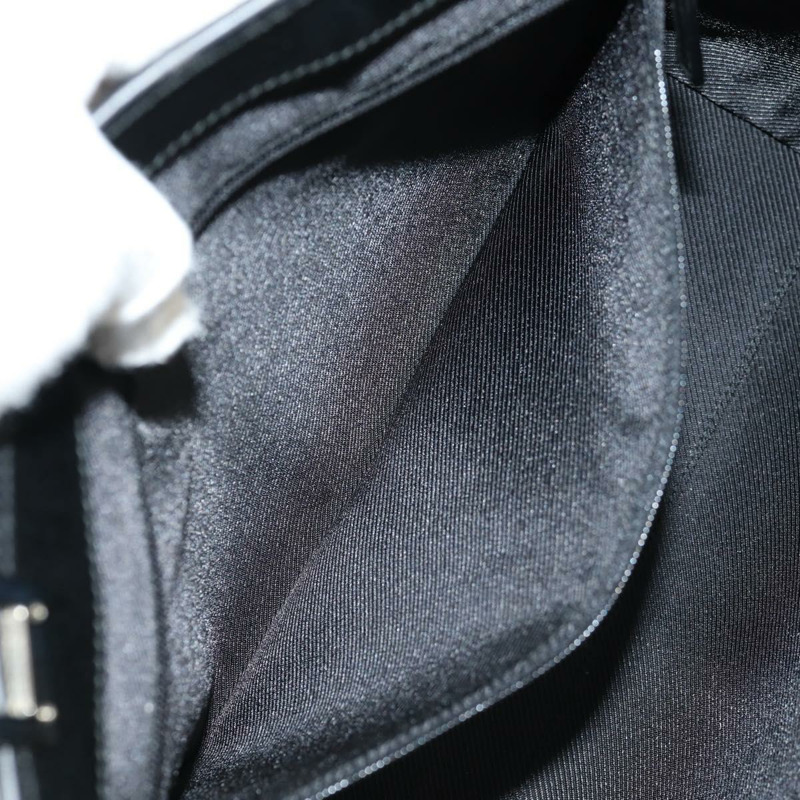 【日本直送】GUCCI GG帆布Jackie肩背包 黑色 銀色 002 1073 1781 Auth 148814V-21