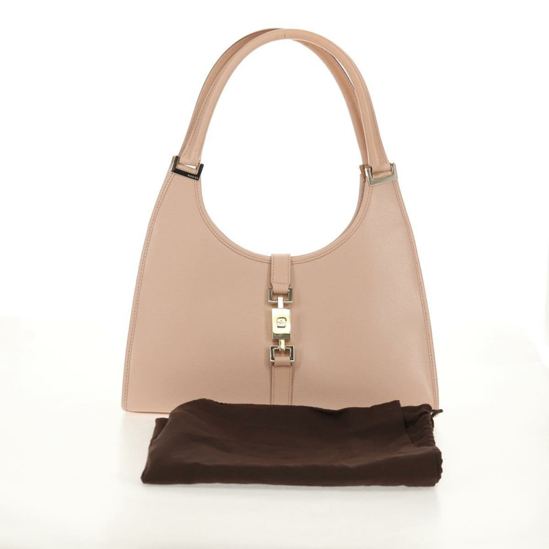 【日本直送】GUCCI Jackie 肩背包 皮革 粉紅色 金色 002 1067 正品 149621V-11