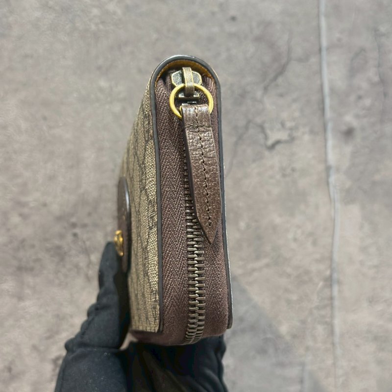 💎Han's house精品服飾💎GUCCI 古馳 GG Supreme Neo Vintage 虎頭 拉鍊長夾-4