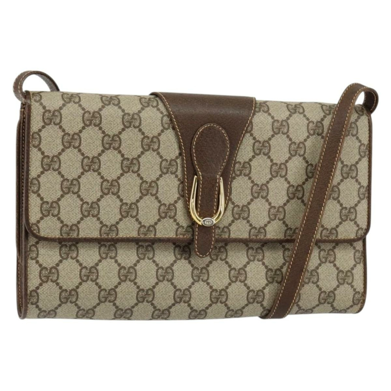 【日本直送】GUCCI GG Supreme 單肩包 PVC 米色 金色 904 02 050 正品 ep11859-0