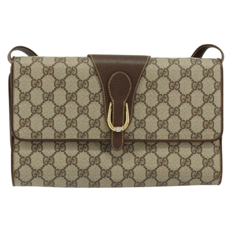 【日本直送】GUCCI GG Supreme 單肩包 PVC 米色 金色 904 02 050 正品 ep11859-12