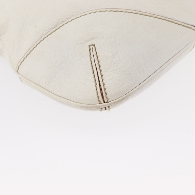 【日本直送】GUCCI Sherry Line 鏈條單肩包 皮革 白色 金色 153011 正品 ep11925-15