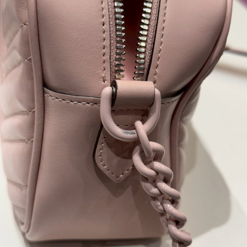 💎Han's house精品服飾💎GUCCI Gg Marmont 中款 相機包粉色-3