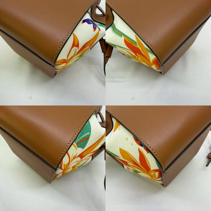 LOEWE Mini Hammock花卉圖吊床包-9