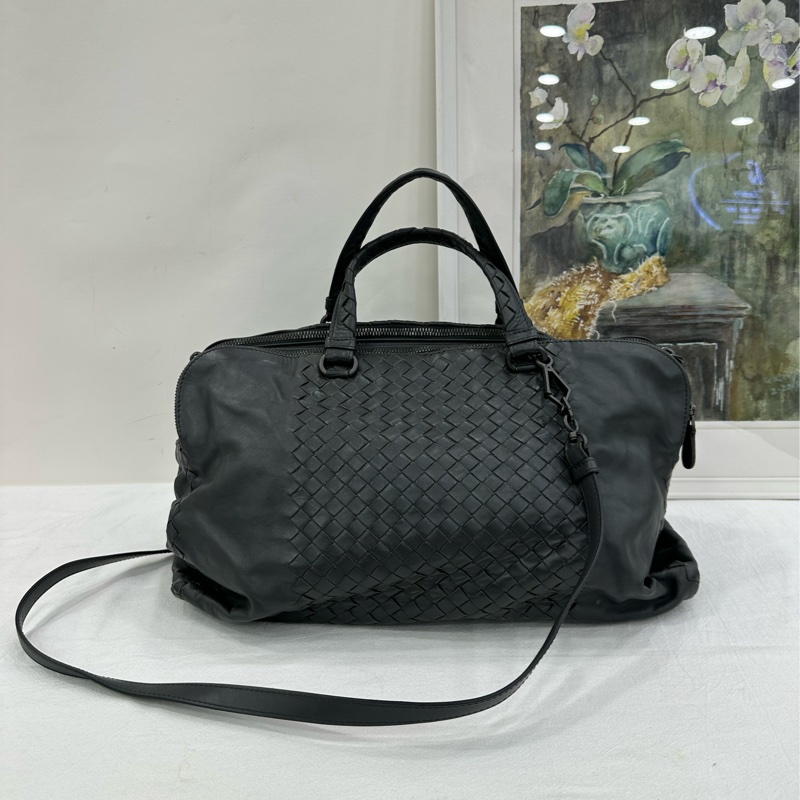 BV 葆蝶家Bv 波士頓 底長40cm 有肩帶-2