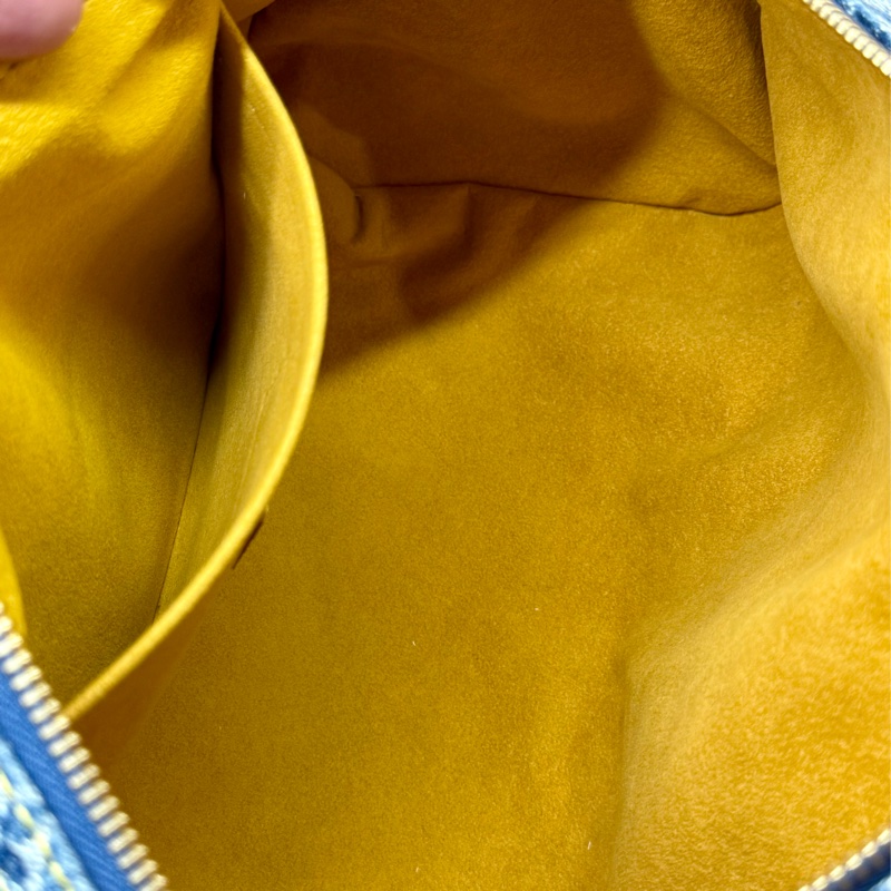 LV M95019 speedy稀有限量絕版牛仔丹寧曼哈頓釦手提包波士頓包-33