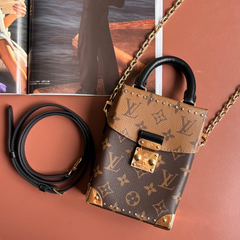 ::LOUIS VUITTON::LV M82465 Camera Box 經典雙色花紋手提相機包 斜背包-0