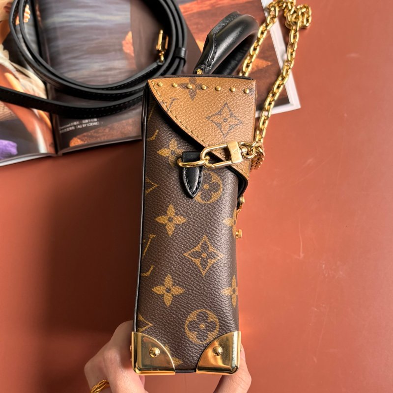 ::LOUIS VUITTON::LV M82465 Camera Box 經典雙色花紋手提相機包 斜背包-5