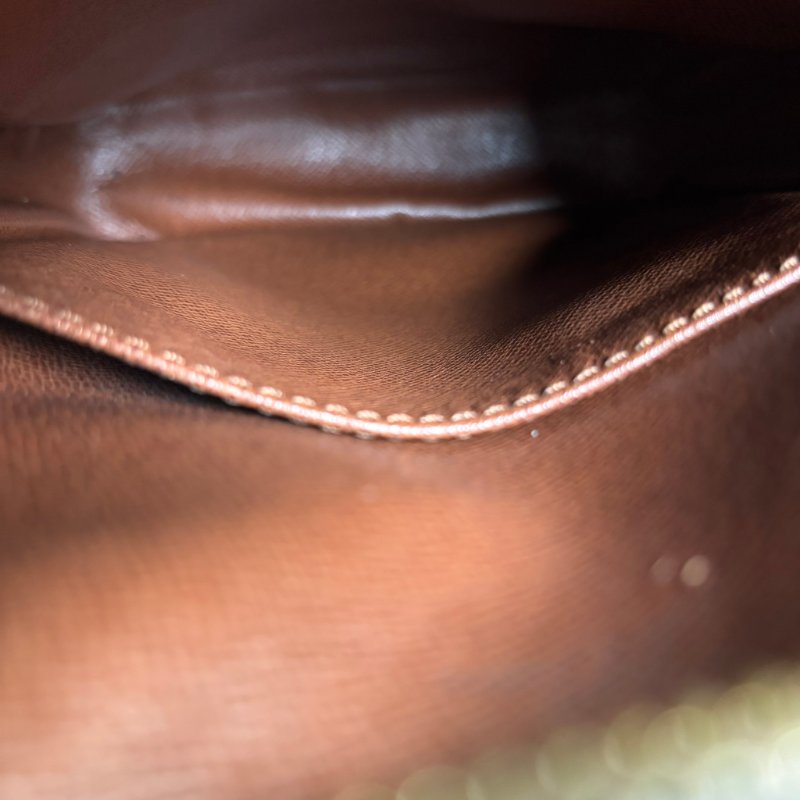 ::LOUIS VUITTON:: LV M45236 Amazon咖啡色經典花紋直式雙層相機包 斜背包-25