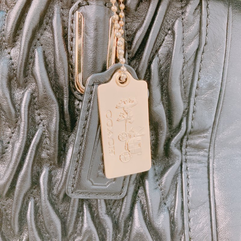 MS0380 Coach 蔻馳皺摺側背雲朵包 Madison Gathered Twisted Calfksin-12