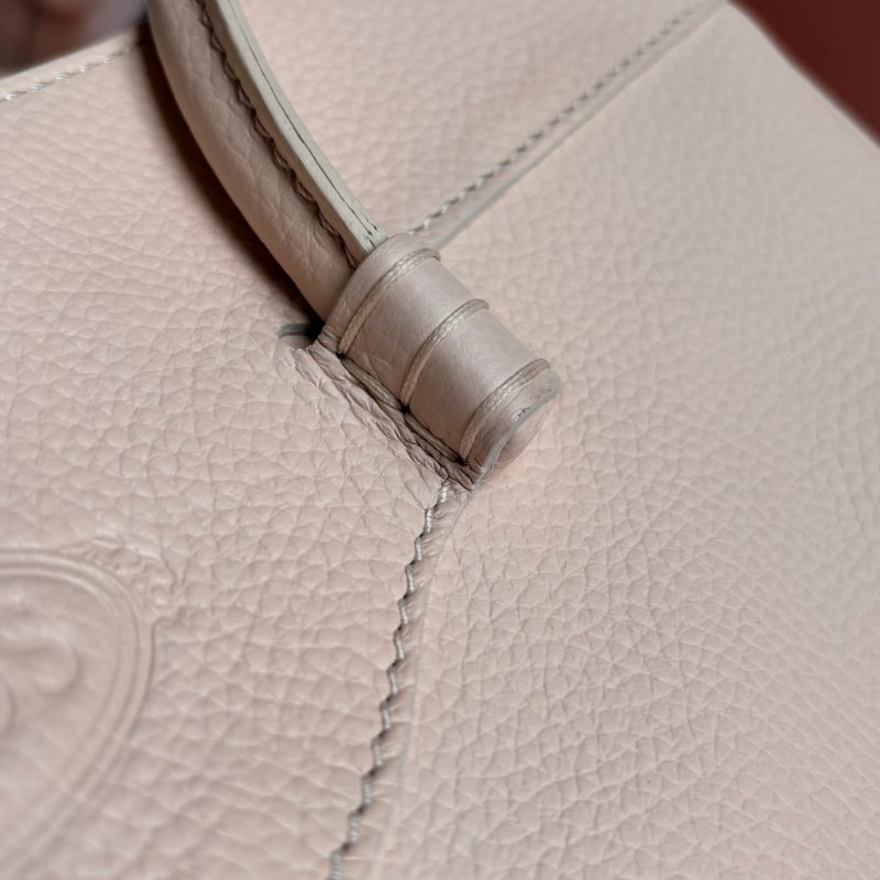 ::TODS:: Mocassino 經典品牌LOGO 乳白色牛皮托特包 手提包 肩背包 購物包-4