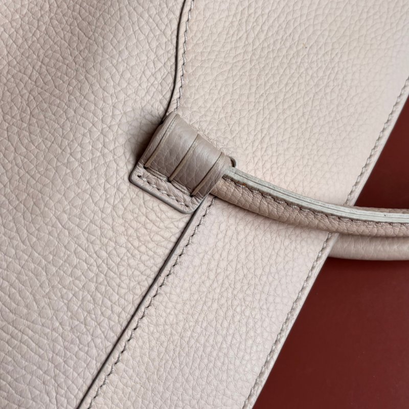 ::TODS:: Mocassino 經典品牌LOGO 乳白色牛皮托特包 手提包 肩背包 購物包-5