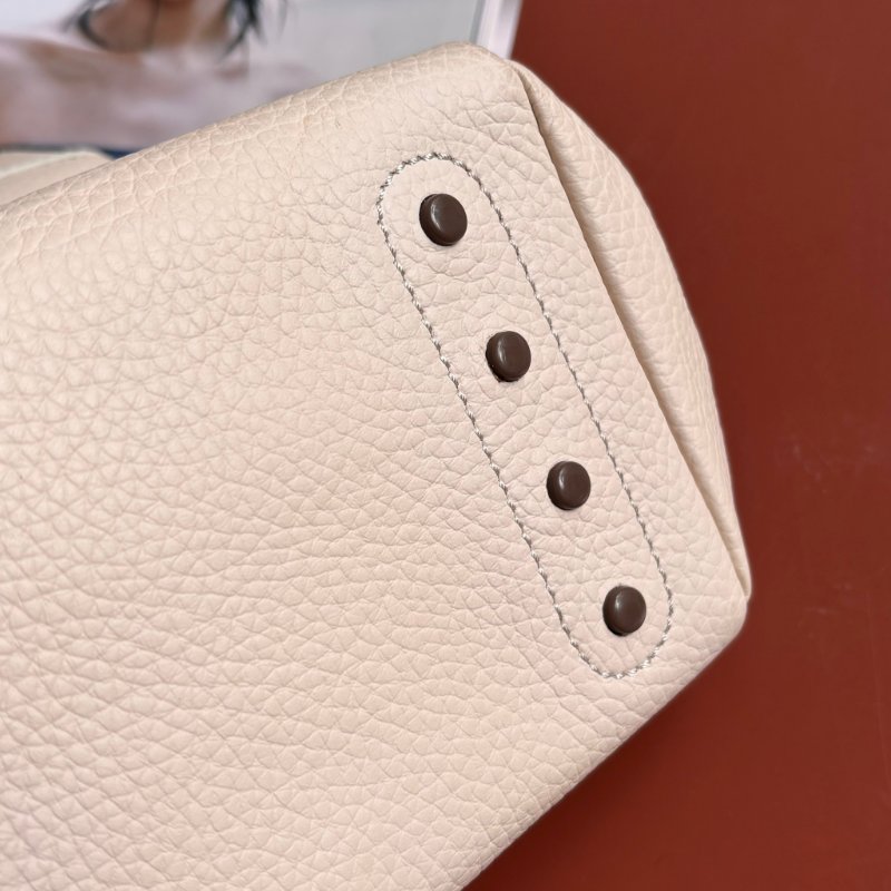 ::TODS:: Mocassino 經典品牌LOGO 乳白色牛皮托特包 手提包 肩背包 購物包-18