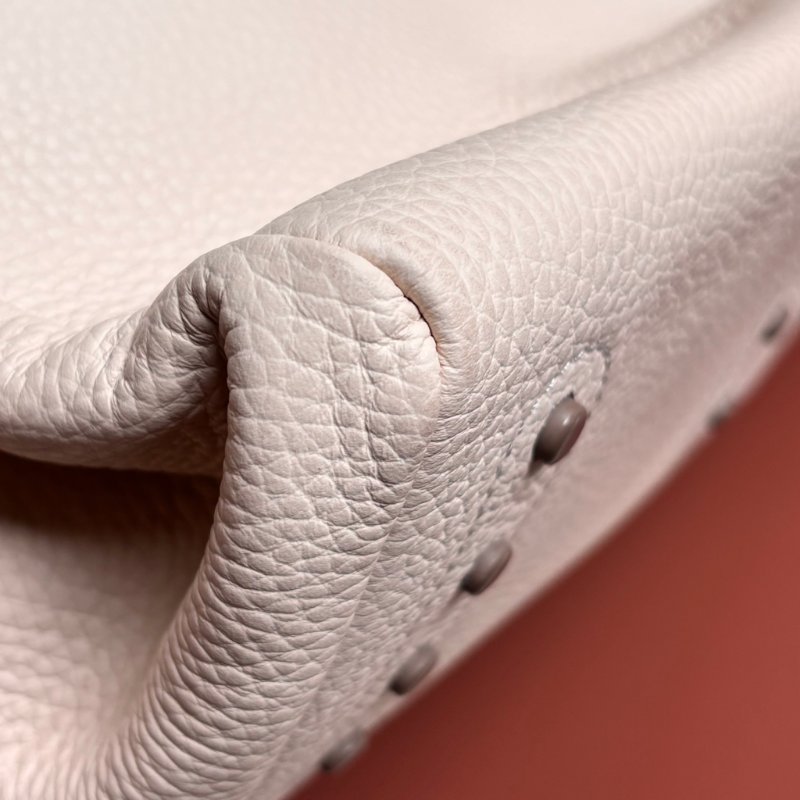 ::TODS:: Mocassino 經典品牌LOGO 乳白色牛皮托特包 手提包 肩背包 購物包-20