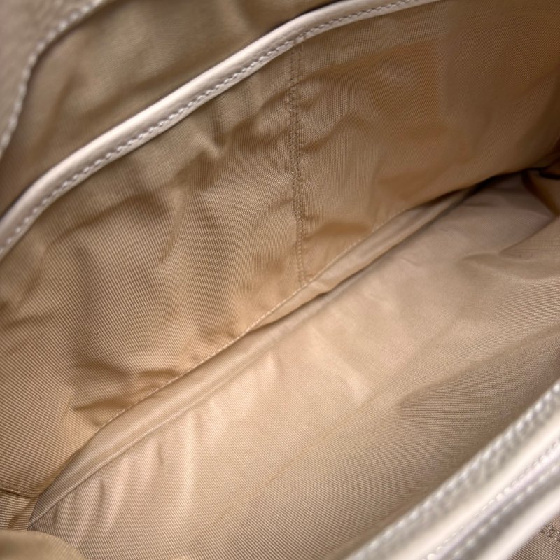 ::TODS:: Mocassino 經典品牌LOGO 乳白色牛皮托特包 手提包 肩背包 購物包-33