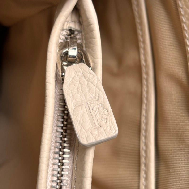 ::TODS:: Mocassino 經典品牌LOGO 乳白色牛皮托特包 手提包 肩背包 購物包-38