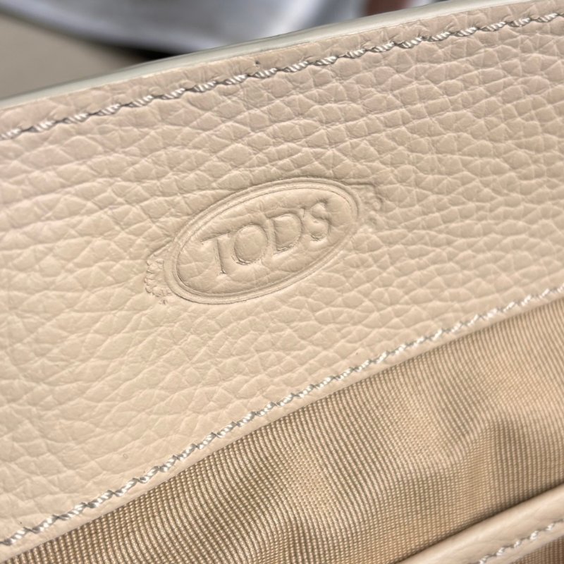 ::TODS:: Mocassino 經典品牌LOGO 乳白色牛皮托特包 手提包 肩背包 購物包-39