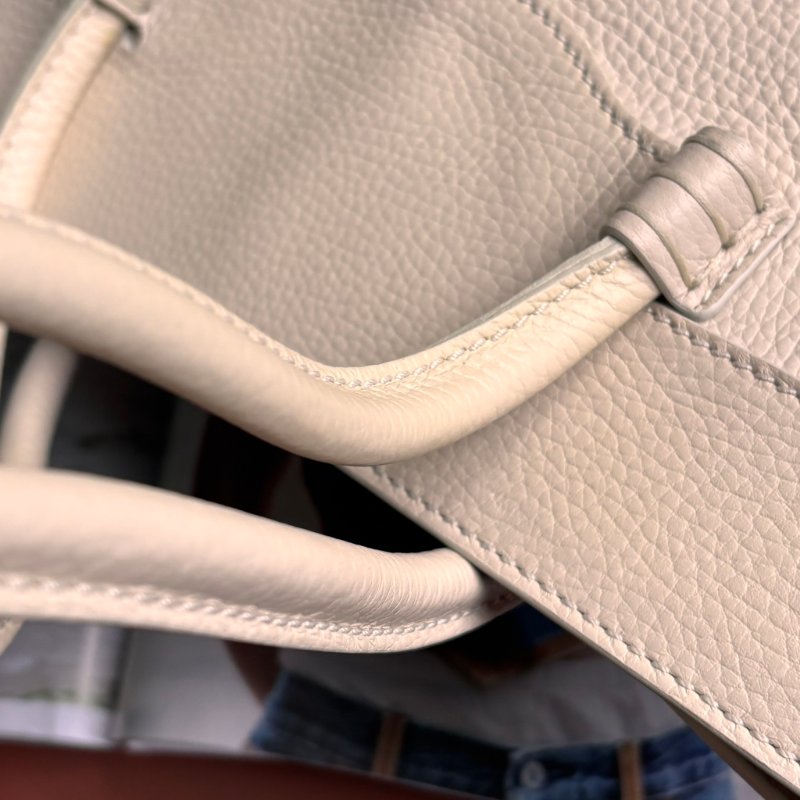 ::TODS:: Mocassino 經典品牌LOGO 乳白色牛皮托特包 手提包 肩背包 購物包-42