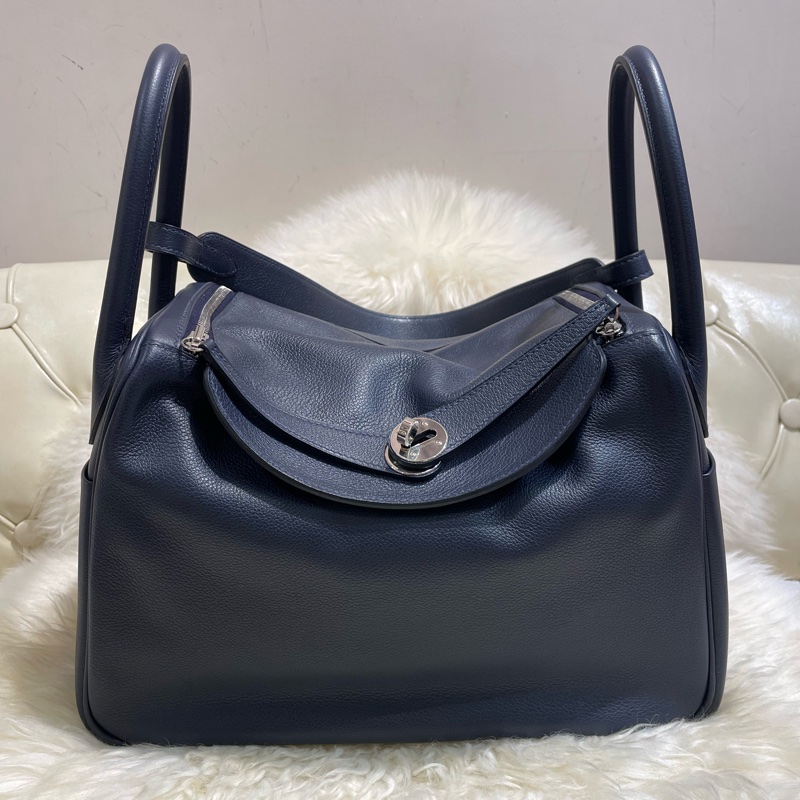 Hermès 30 Lindy Bleu Nuit-0