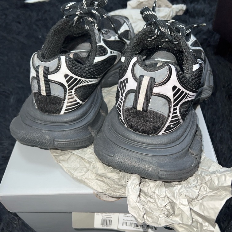 Balenciaga 3XL  黑銀-6