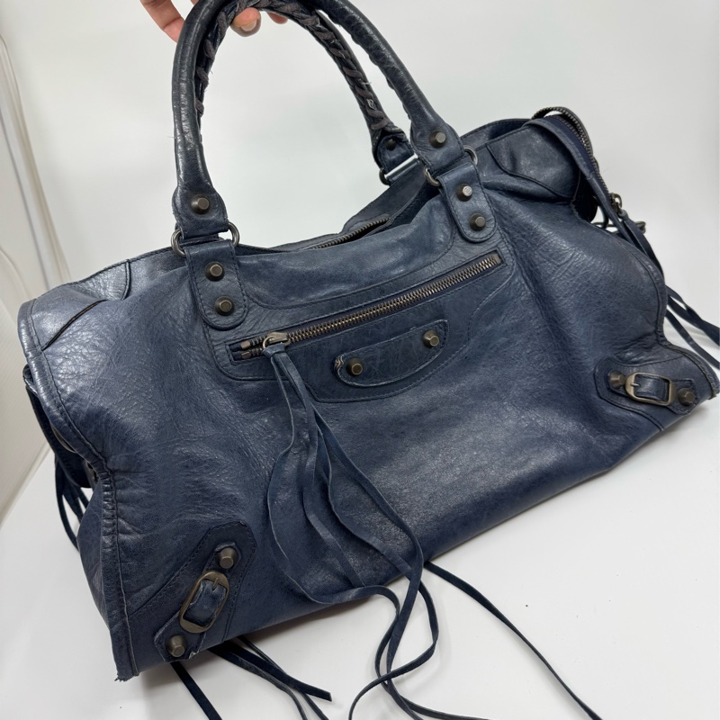 Balenciaga 藍色 City Bag-5