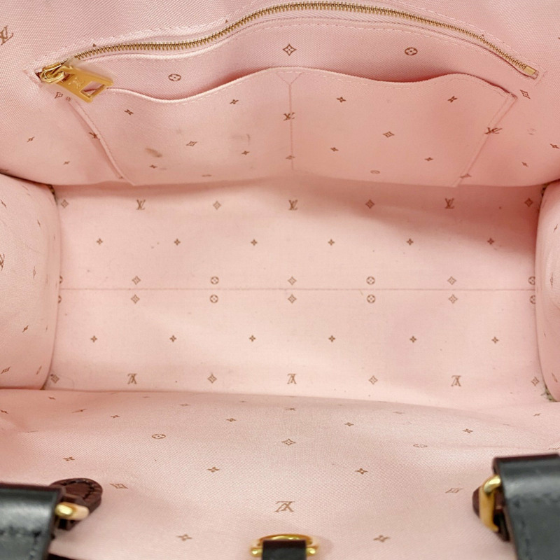 路易威登 Monogram Fall for You on the Go MM 手提包 M46154 黑色/粉紅色 兩用包 女士-3