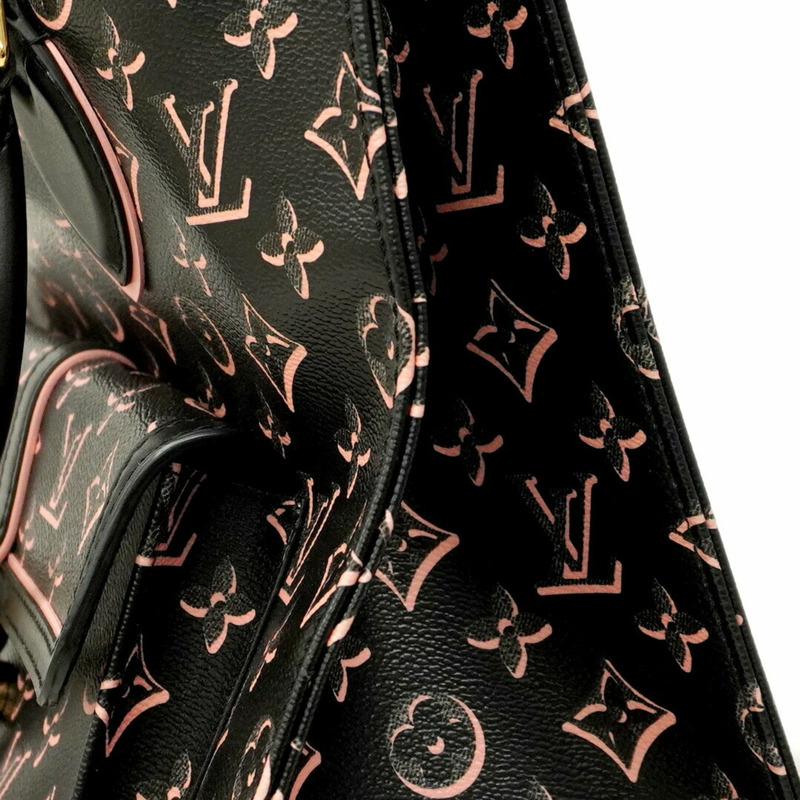 路易威登 Monogram Fall for You on the Go MM 手提包 M46154 黑色/粉紅色 兩用包 女士-10