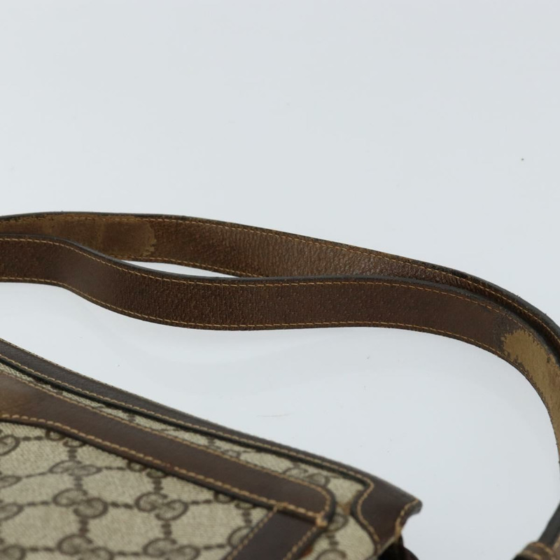 【日本直送】GUCCI GG Supreme Web Sherry Line 手提包 PVC 米色 金色 14 01 4085 正品 151002-13