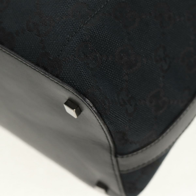 【日本直送】GUCCI GG帆布肩背包 黑色 001 4298 正品 150737V-15