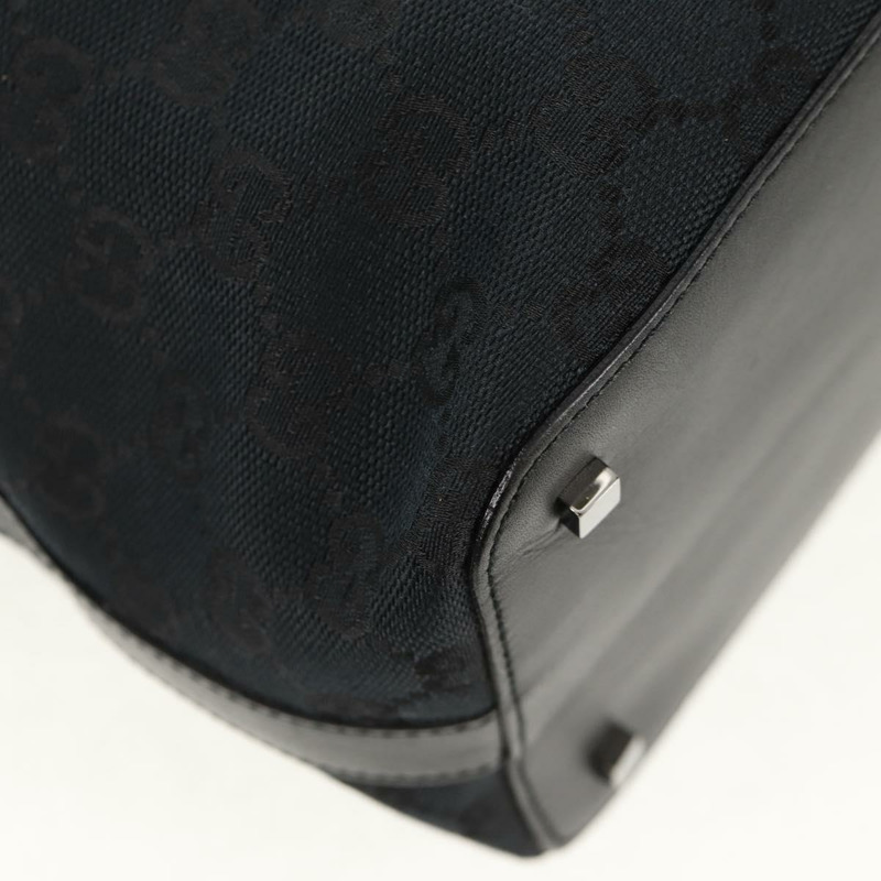 【日本直送】GUCCI GG帆布肩背包 黑色 001 4298 正品 150737V-16