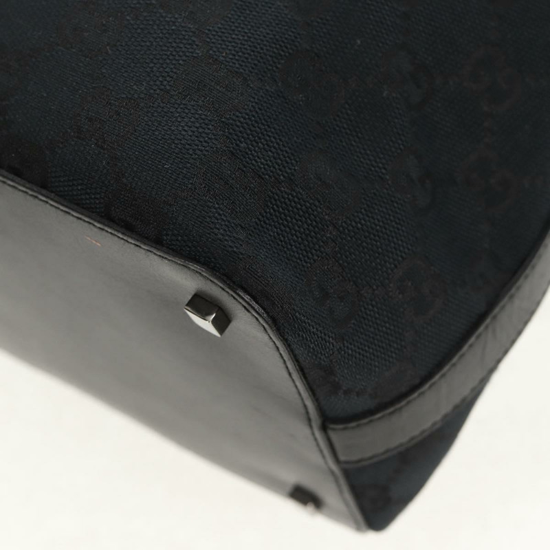 【日本直送】GUCCI GG帆布肩背包 黑色 001 4298 正品 150737V-17